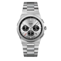Montre Cluse Vigoureux Chrono Argenté