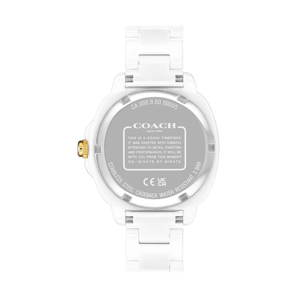 Montre Coach Kitt Blanc