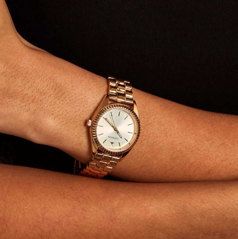 Montre Codhor Sandy Blanc