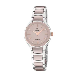 Montre Festina Ceramic Bimatiere Beige