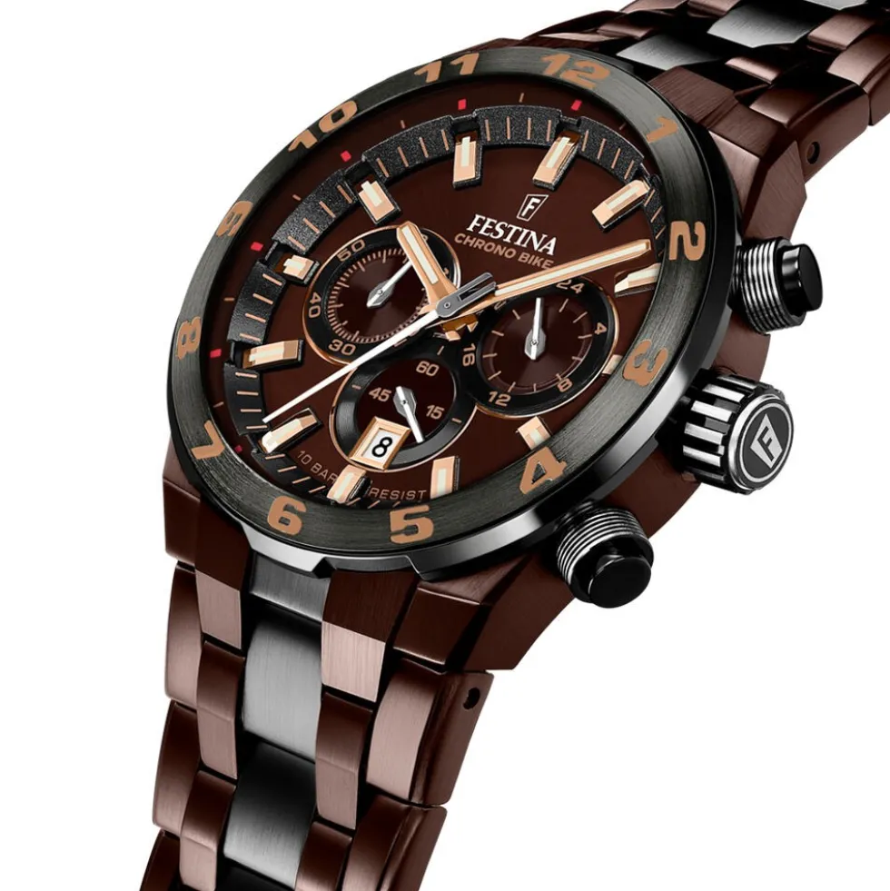 Montre Festina Chrono Bike Edition Speciale Marron