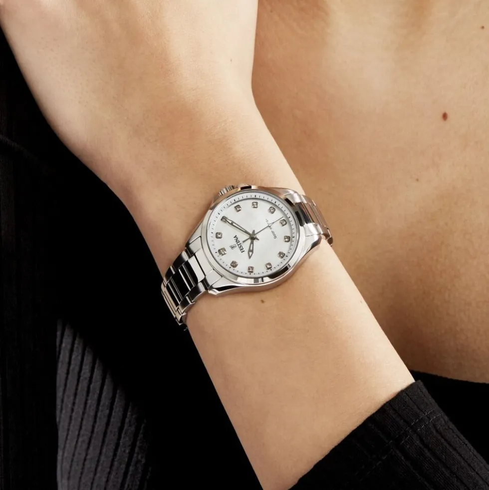 Montre Festina Solar Energy Nacre Blanche