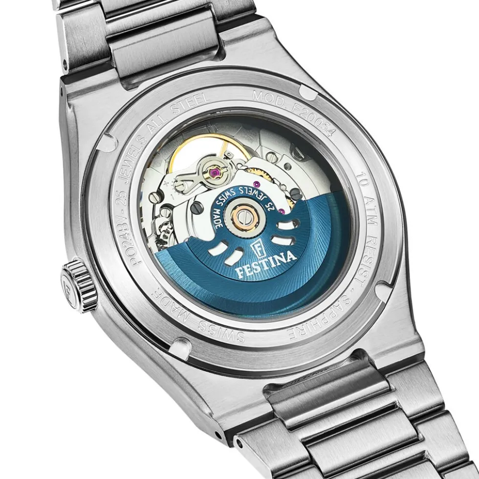 Montre Festina Swiss Made Automatic 35 Bleu Sky