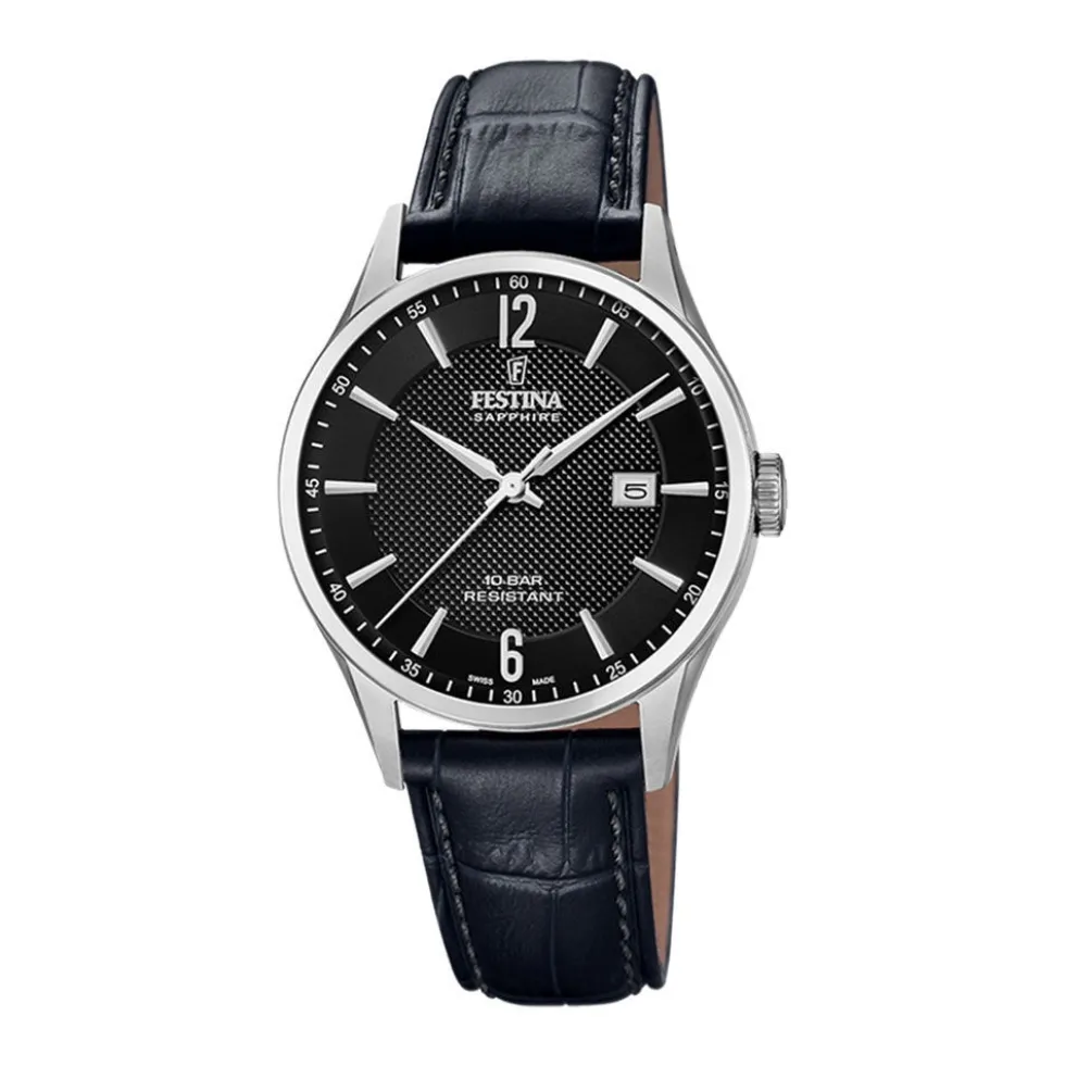 Montre Festina Swiss Made 40 Noir