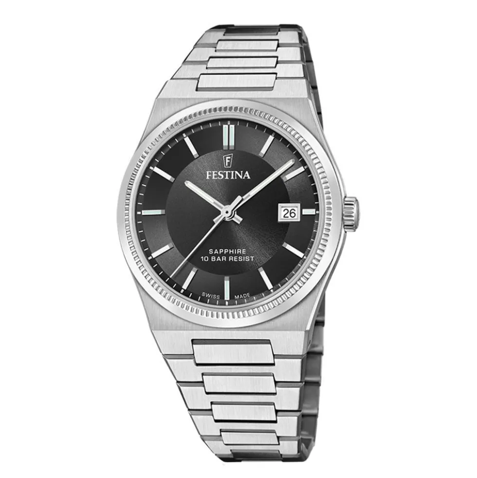 Montre Festina Swiss Made 40 Noir