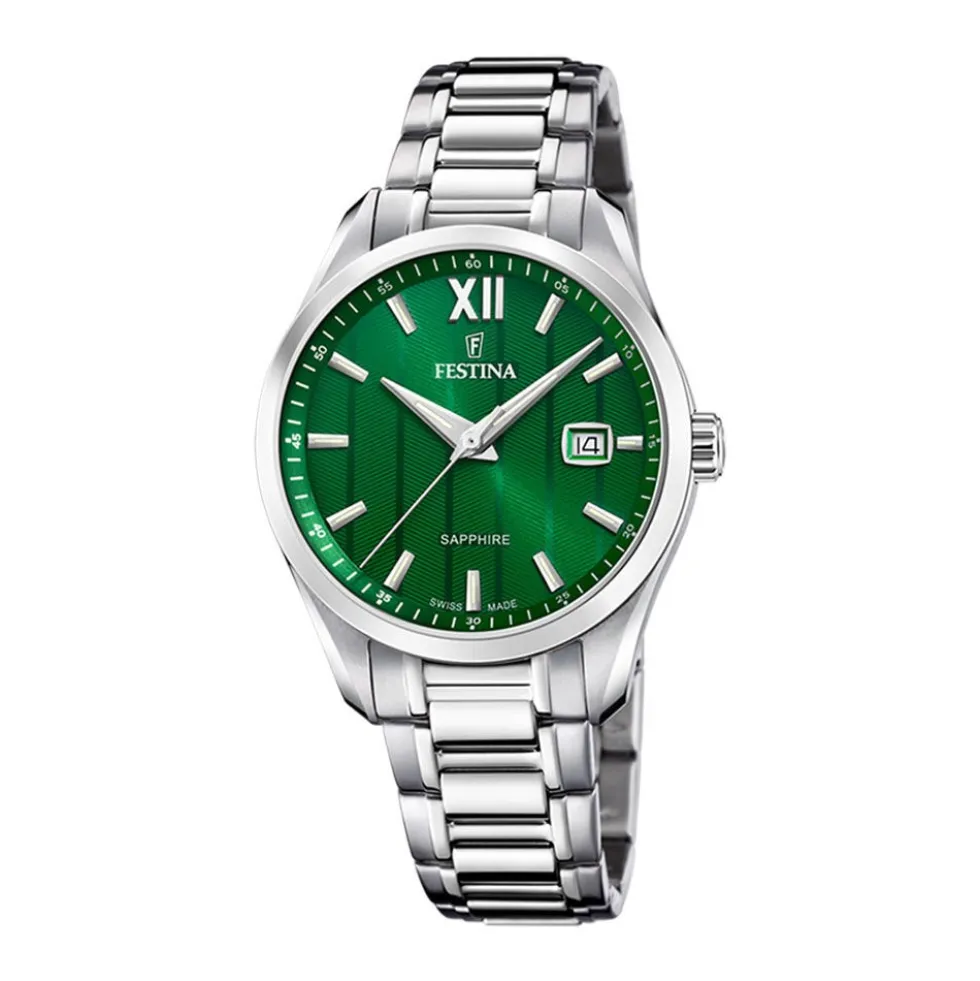Montre Festina Swiss Made 37,5 Vert