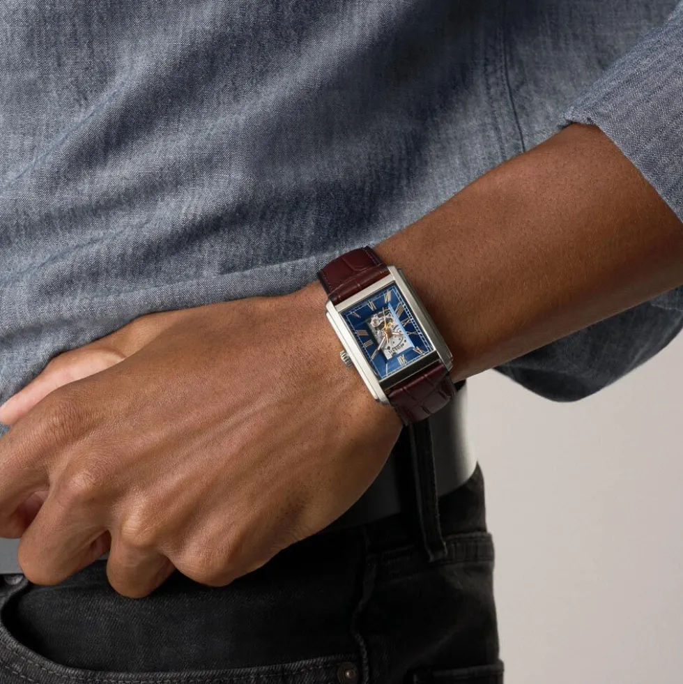 Montre Fossil Carraway Automatic Bleu