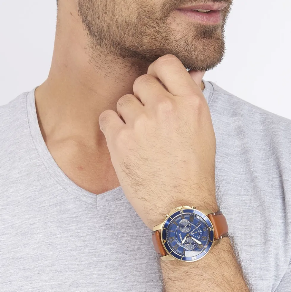Montre Fossil Grant Sport Bleu