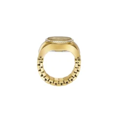 Montre Fossil Watch Ring Doré