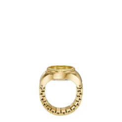Montre Fossil Watch Ring Doré