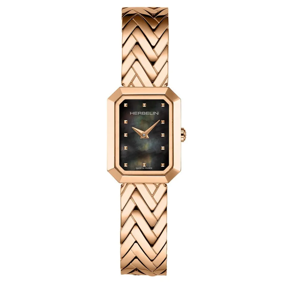 Montre Herbelin Octogône Nacre Noire