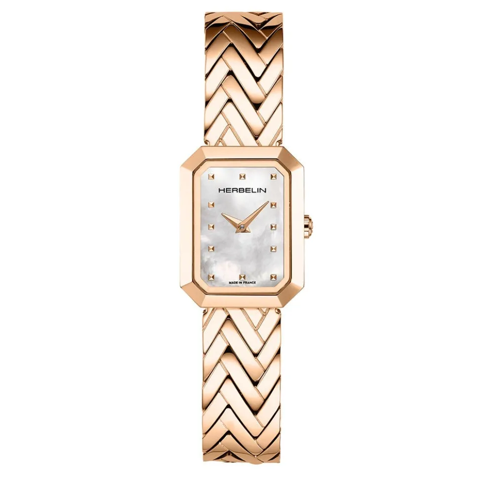 Montre Herbelin Octogône Nacre Blanche