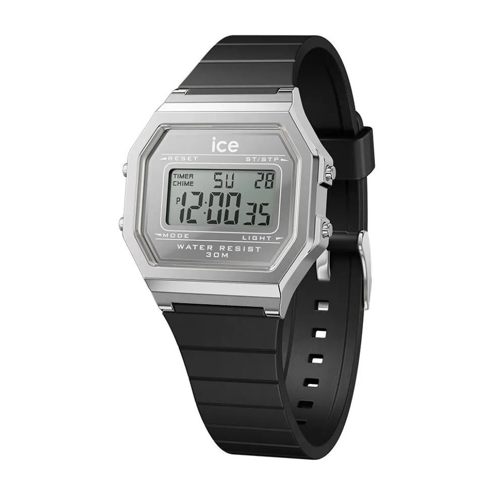 Montre Ice Watch Digit Retro Argente