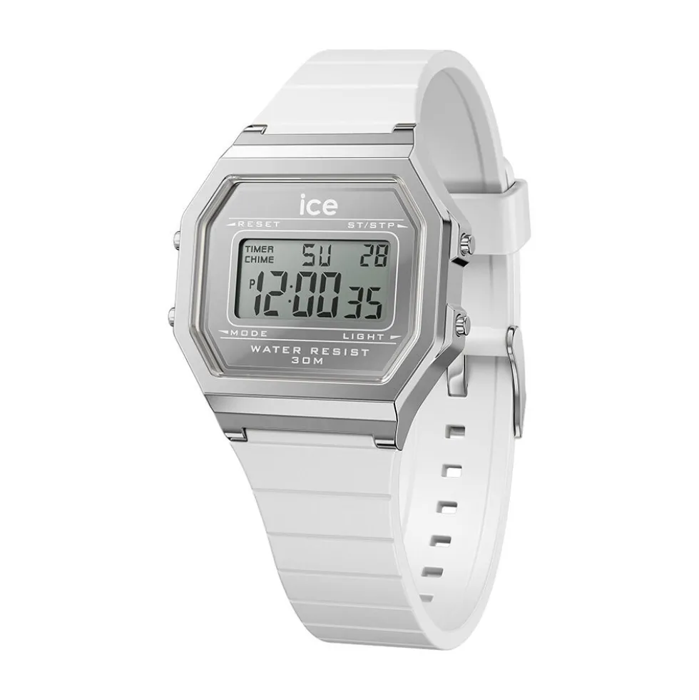 Montre Ice Watch Digit Retro Argente