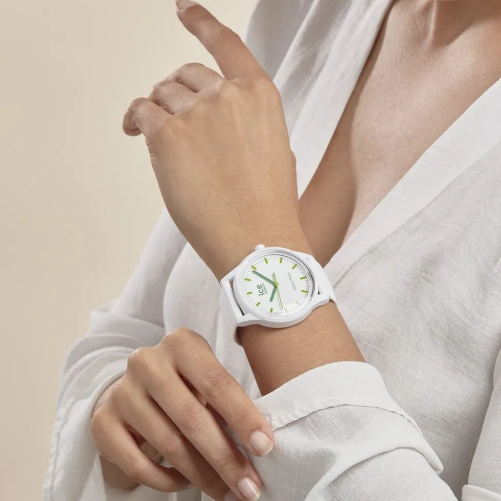 Montre Ice Watch Solar Power Blanc