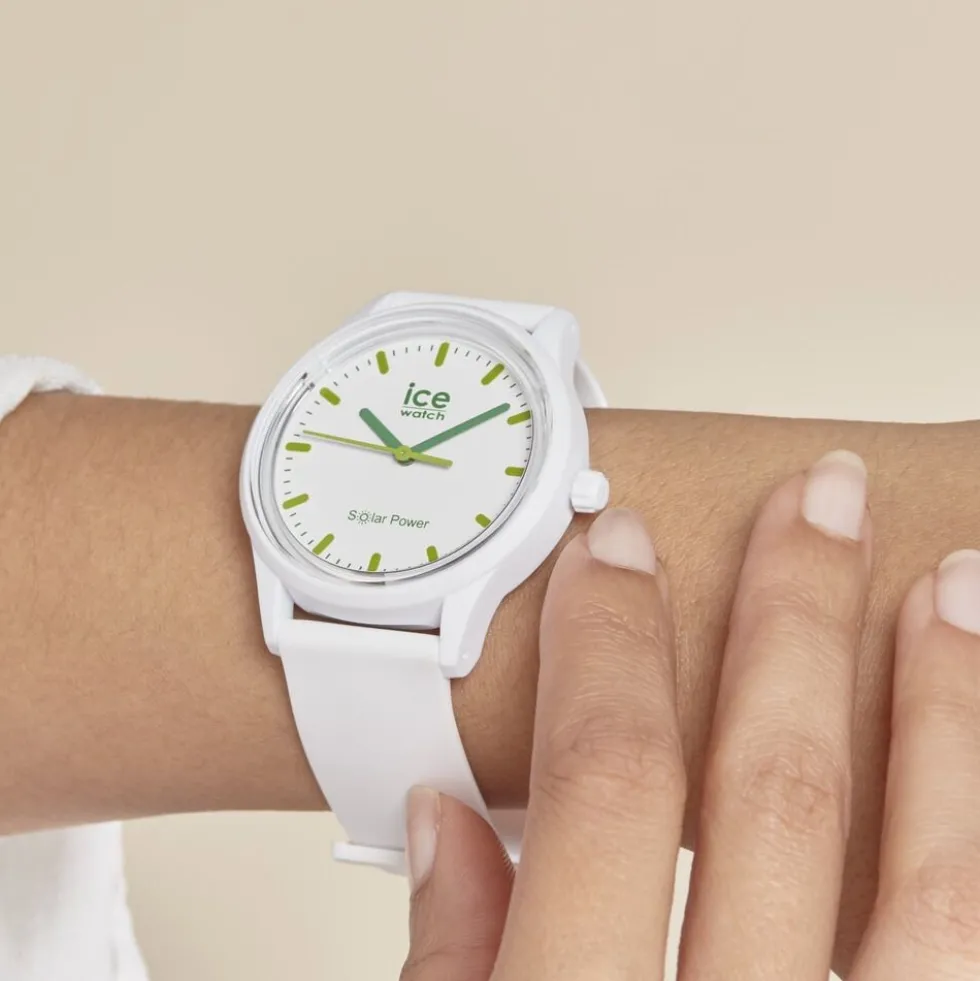 Montre Ice Watch Solar Power Blanc