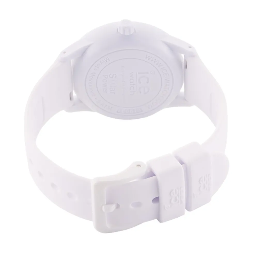Montre Ice Watch Solar Power Blanc