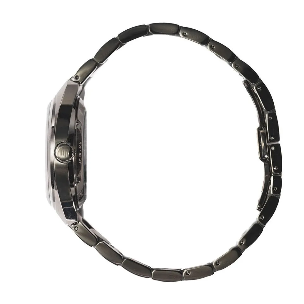 Montre Lip General De Gaulle Auto Squelette Gris