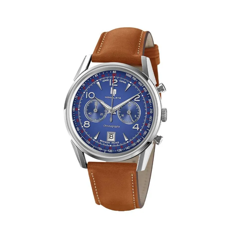 Montre Lip Himalaya Chrono Bleu