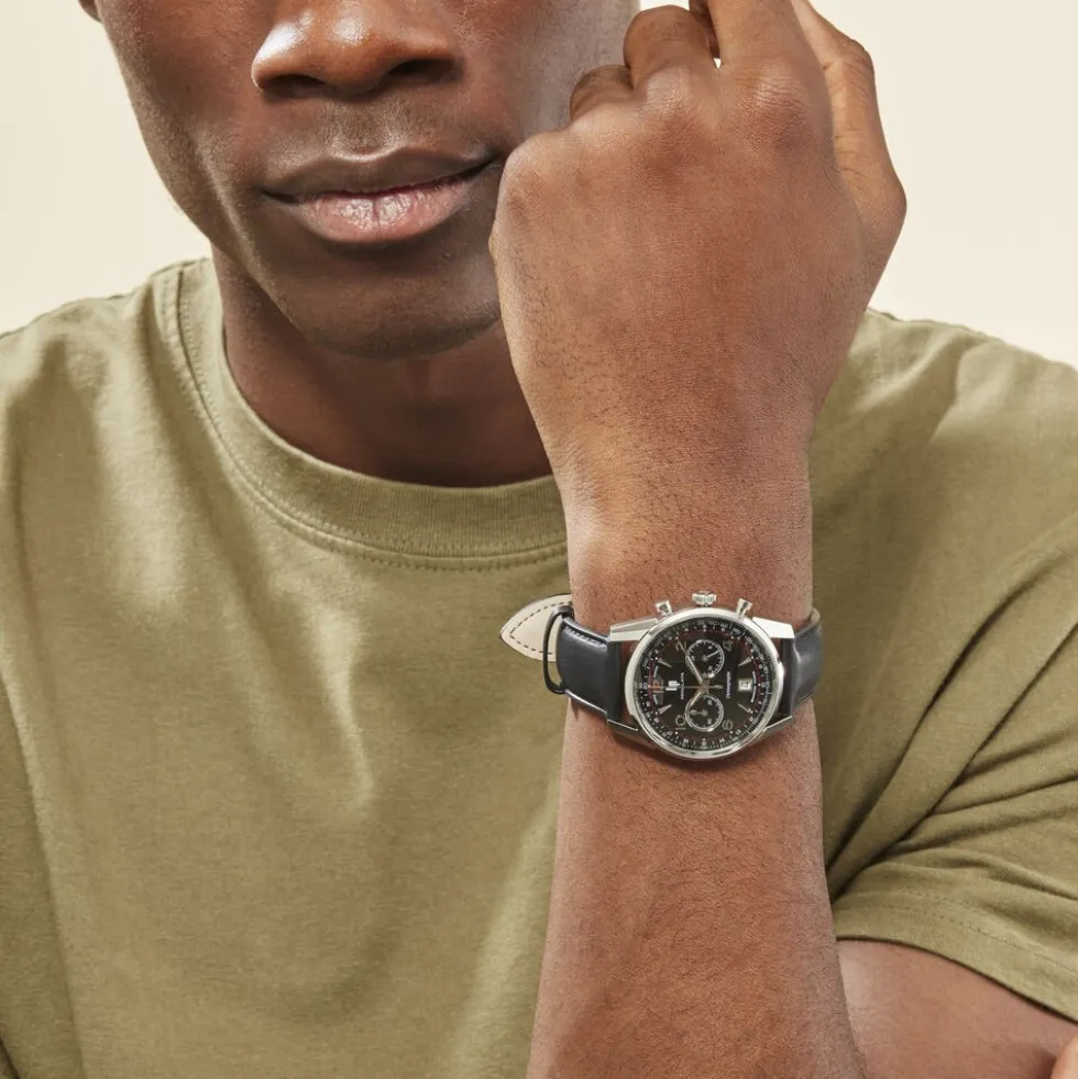 Montre Lip Himalaya Chrono Noir