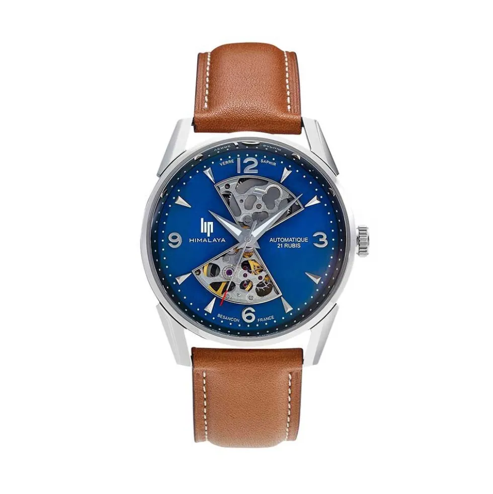 Montre Lip Himalaya Sablier 40 Bleu