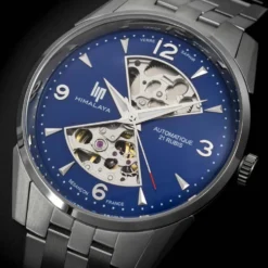 Montre Lip Himalaya Sablier 40 Bleu
