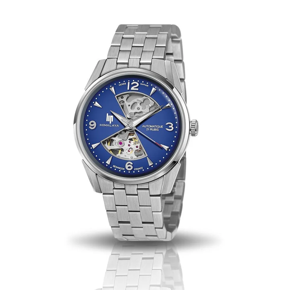 Montre Lip Himalaya Sablier 40 Bleu