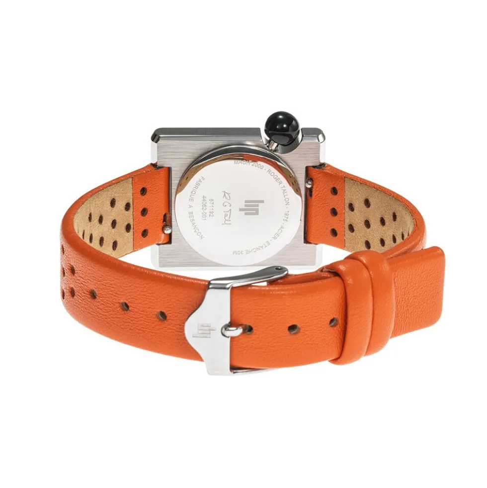Montre Lip Mach 2000 Mini Square Argenté