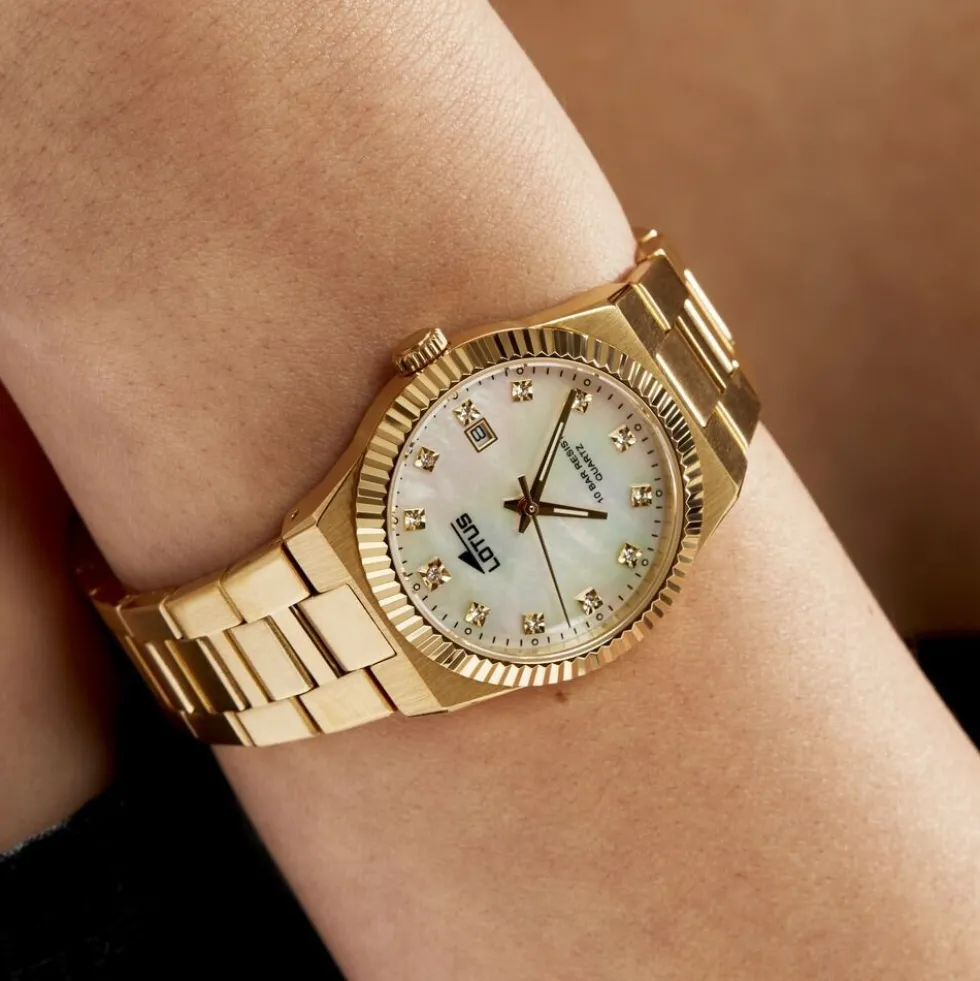 Montre Lotus Freedom Collection Nacre Blanche
