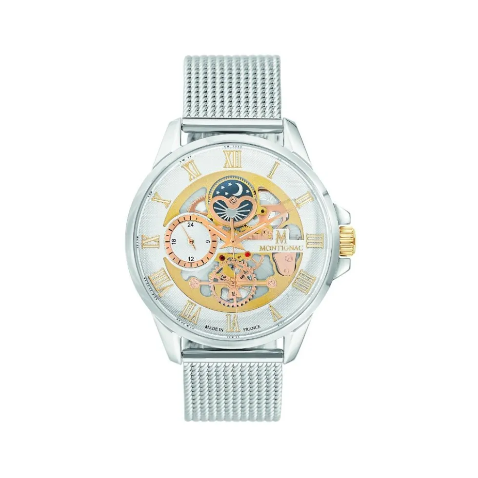Montre Montignac Round Argenté