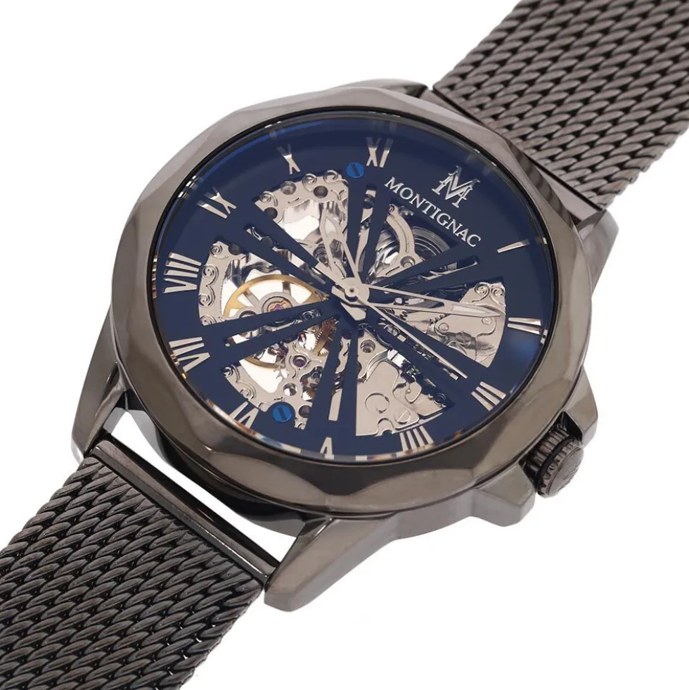 Montre Montignac Round Automatique Noir