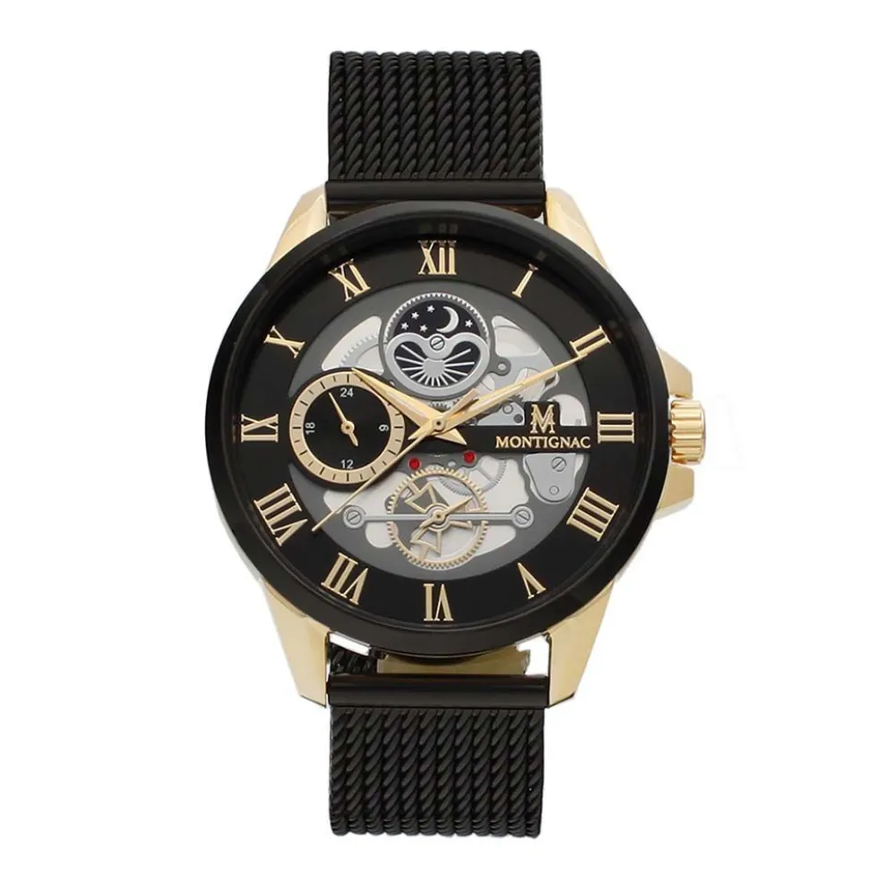 Montre Montignac Round Noir