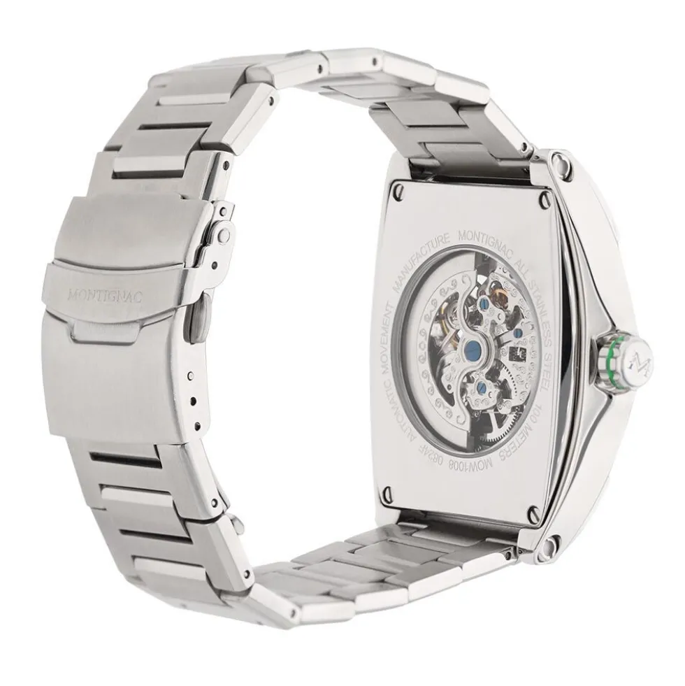 Montre Montignac Tonneau Automatique Vert