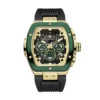 Montre Montignac Tonneau Chrono Noir