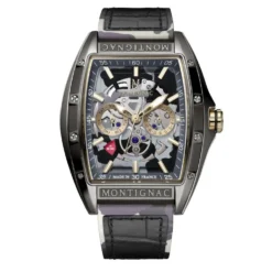 Montre Montignac Tonneau Noir