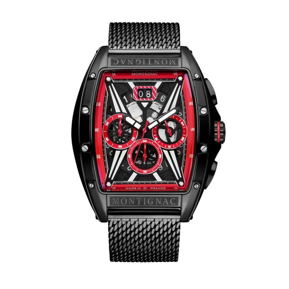 Montre Montignac Tonneau Noir