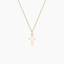 Pendentif Aimee Croix Or Jaune
