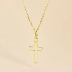 Pendentif Aimee Croix Or Jaune