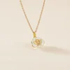 Pendentif Ange Nuage Or Jaune