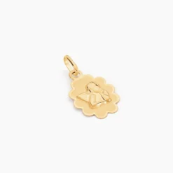 Pendentif Ange Nuage Or Jaune