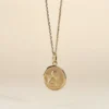 Pendentif Ange Rond Or Jaune