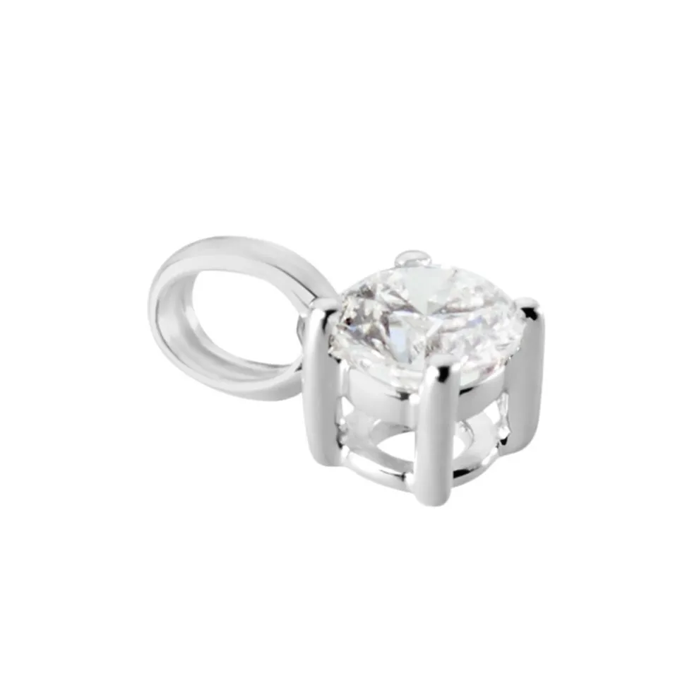 Pendentif Aphrodite Or Blanc Diamant