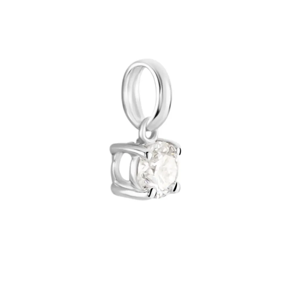 Pendentif Aphrodite Or Blanc Diamant