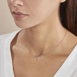 Pendentif Aphrodite Or Blanc Diamant