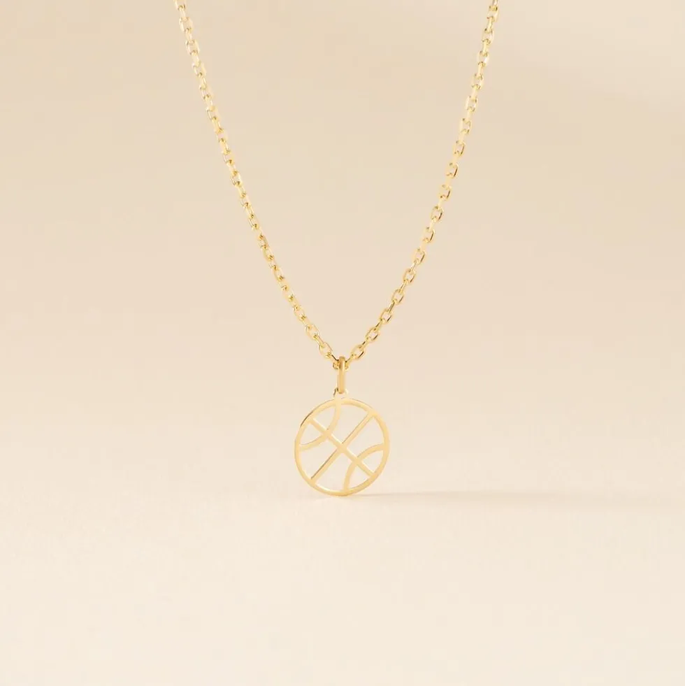 Pendentif Aster Or Jaune