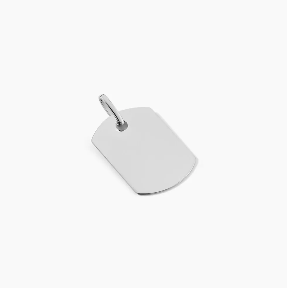 Pendentif Aymerik Argent Blanc