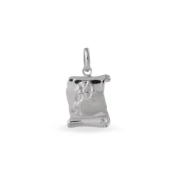 Pendentif Aysenur Argent Blanc
