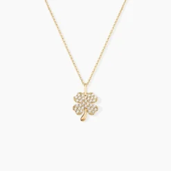 Pendentif Brewal Or Jaune Oxydes De Zirconium