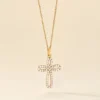 Pendentif Chastity Or Jaune Oxyde De Zirconium