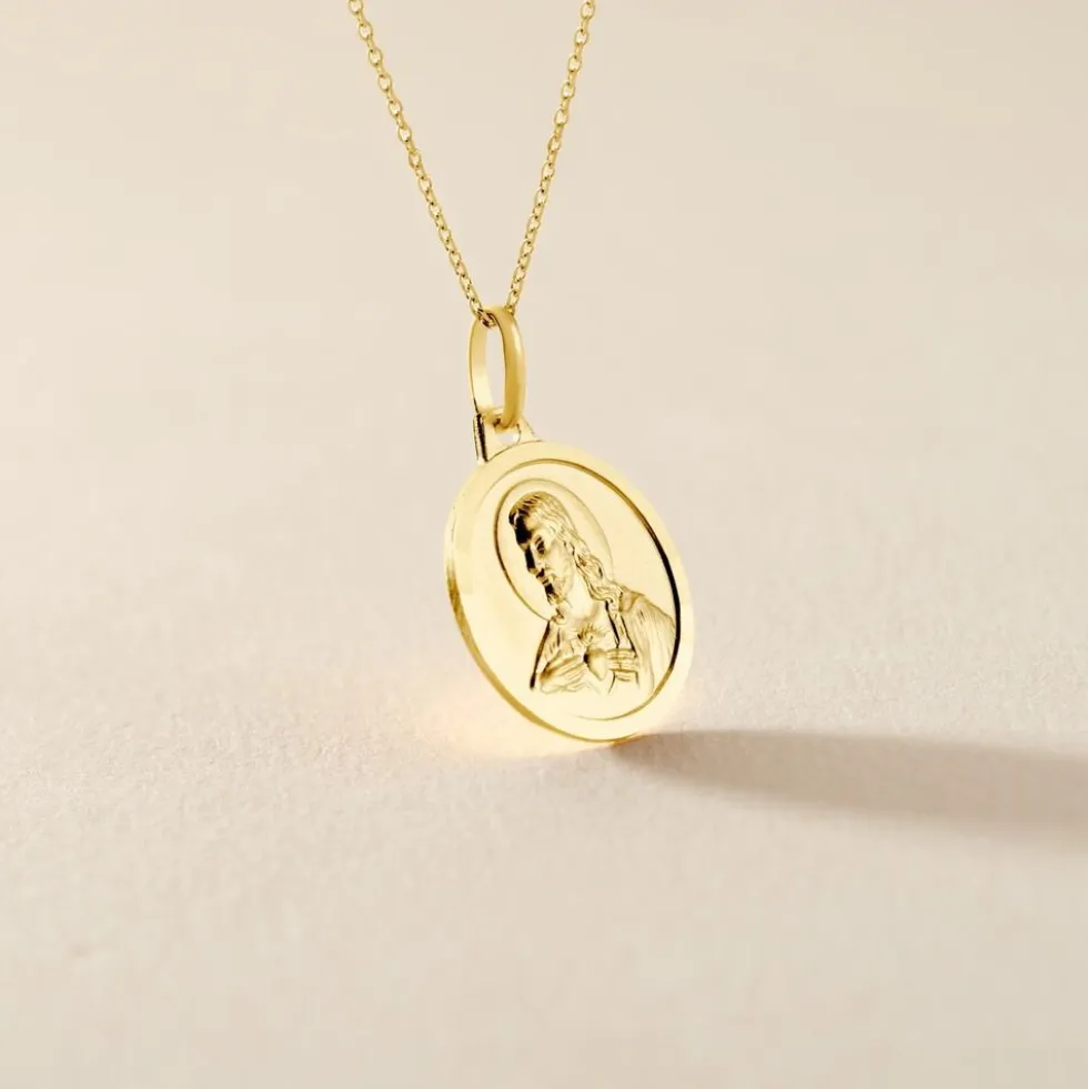 Pendentif Christ Or Jaune